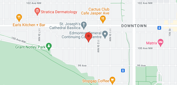map of 10017 113 ST NW